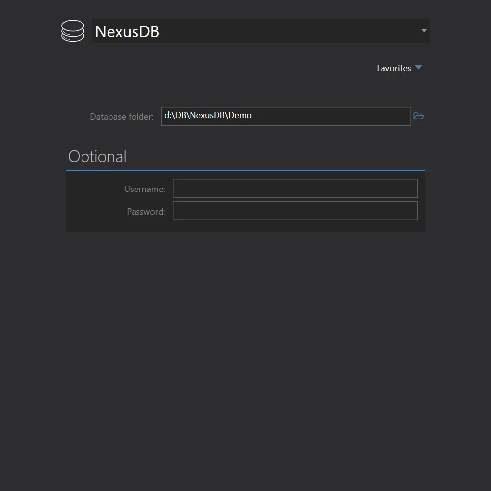 NexusDB connection