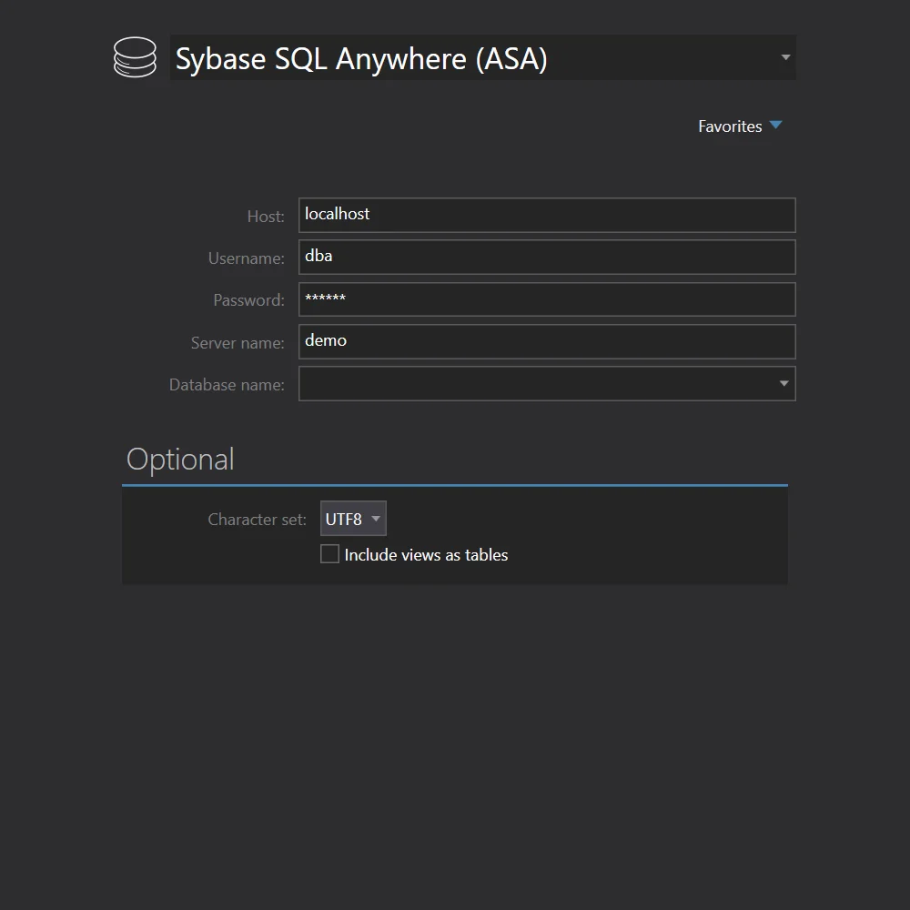 SAP SQL Anywhere connection